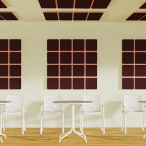 Geometric Grid 3D Wall & Ceiling Panels