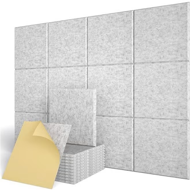 Self-adhesive polyester acoustic panels manufacturer for easy wall installation