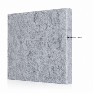 Acoustic Felt Panel 24mm 122×244cm 4000g/m² versatile eco panel for balanced sound absorption
