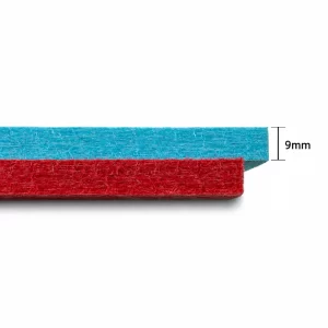 Acoustic Felt Panel 9mm 100×200cm 1500g/m² durable eco panel for optimal sound insulation
