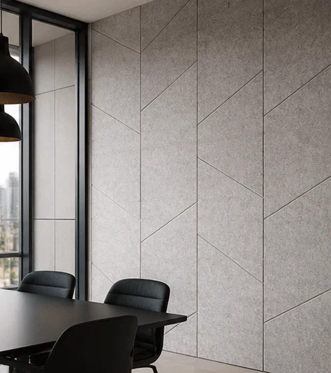 PET felt acoustic wall panels for modern office interiorS