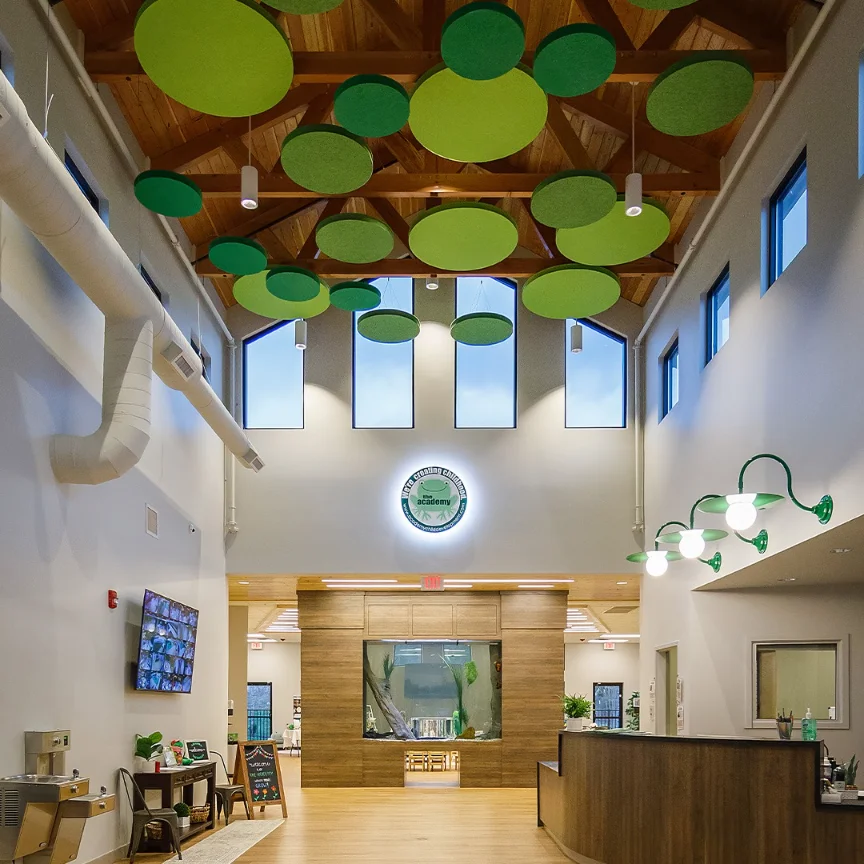 acoustic ceiling clouds with polyester fiber (1)