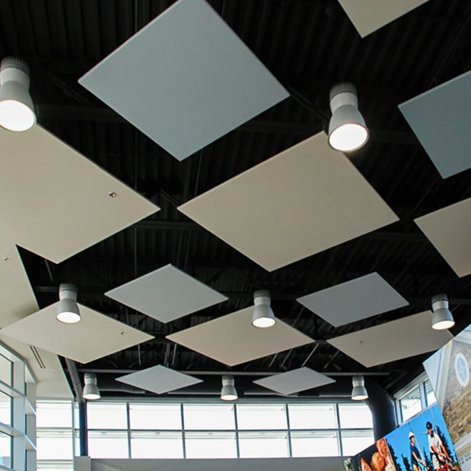 acoustic ceiling clouds with polyester fiber (2)