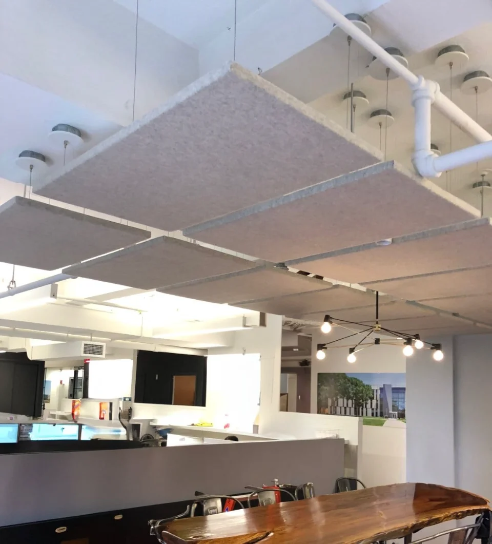 acoustic ceiling clouds with polyester fiber (3)