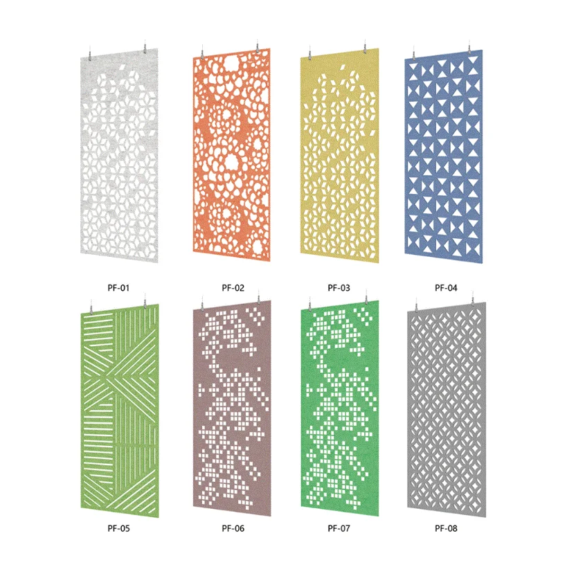 3D laser cut decorative acoustic wall panels